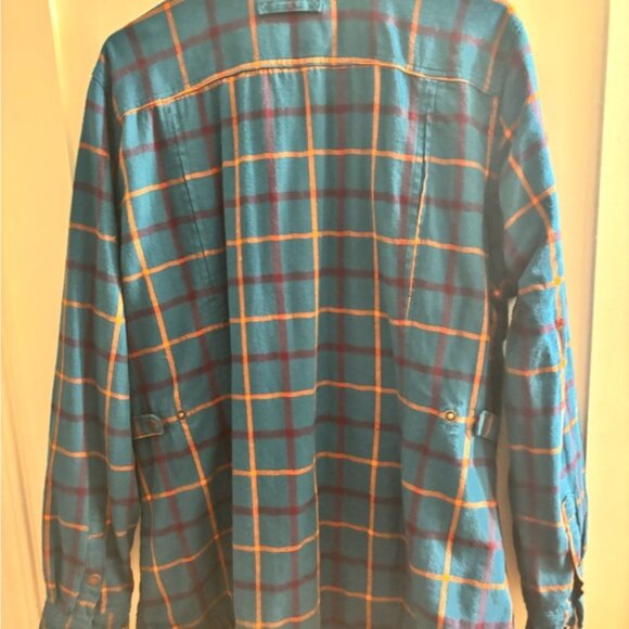 Duluth Trading Co Fleece lined Flannel Shacket - Picture 5 of 8